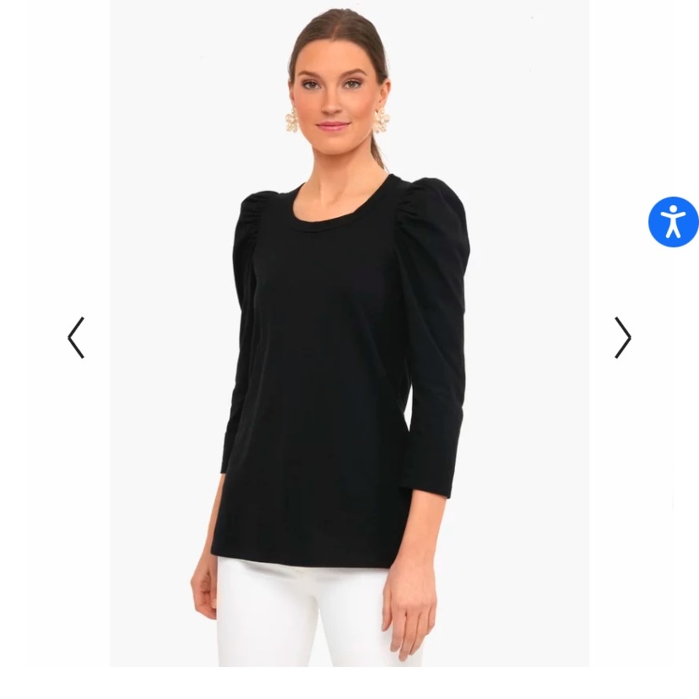 Tuckernuck Pomander Black Vesty Long Sleeve Crewneck